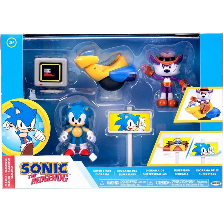 Sonic The Hedgehog Sonic Vs Fang Diorama Playset (Super Stars