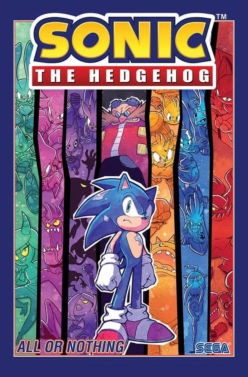 Emeralds of Chaos - Sonic The Hedgehog Hardcover Journal by