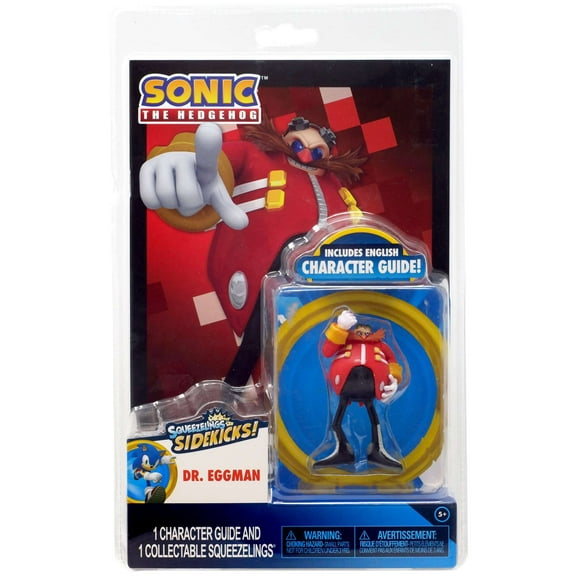 Sonic The Hedgehog Squeezelings Sidekicks! Dr. Eggman Figure & Character Guide