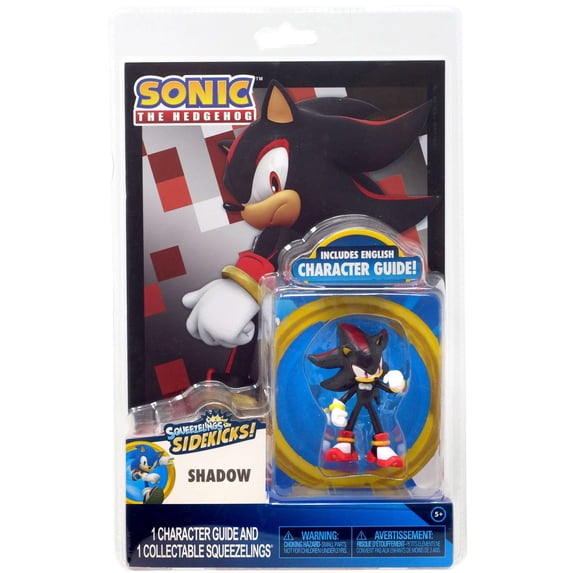 Sonic The Hedgehog Squeezelings Sidekicks! Shadow Figure & Character Guide