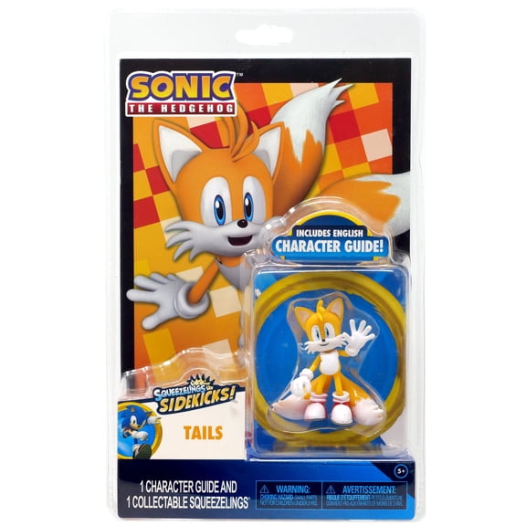 Sonic The Hedgehog Squeezelings Sidekicks! Tails Figure & Character Guide
