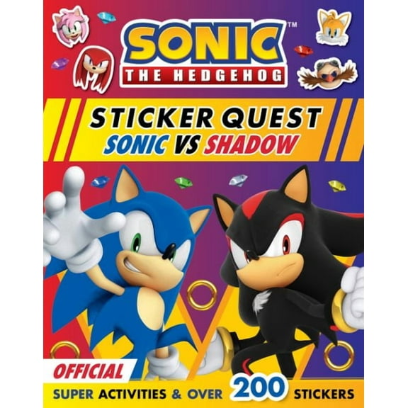 Sonic the Hedgehog Sticker Quest: Sonic vs Shadow (Paperback)