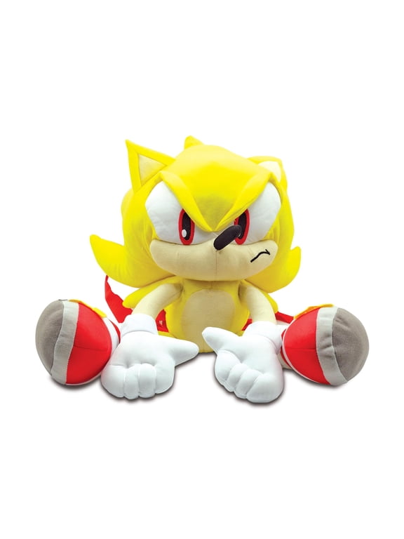 Super Sonic 18 Inch Plush Backpack