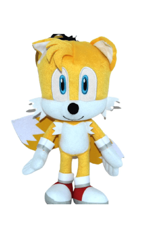 Sonic The Hedgehog Tails 12 inch Plush with Zipper Pocket & Clip