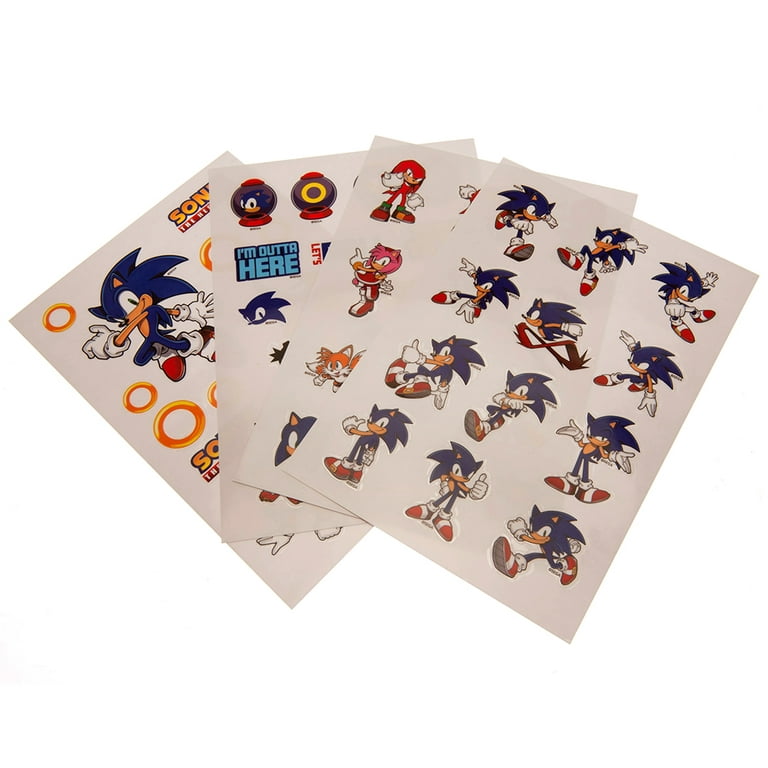 Sonic The Hedgehog Tech Stickers (Pack of 56)