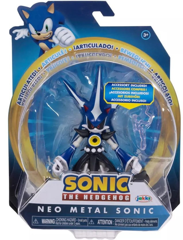 Sonic The Hedgehog Wave 17 Neo Metal Sonic Action Figure (with Electricity Wand)