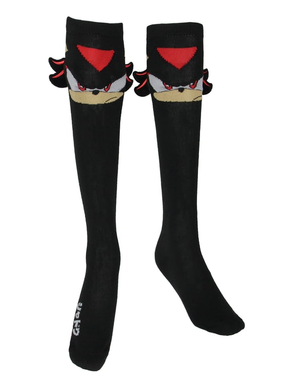 Women's Shadow Character Design Adult Novelty Knee High Socks Shoe Sizes 5-10