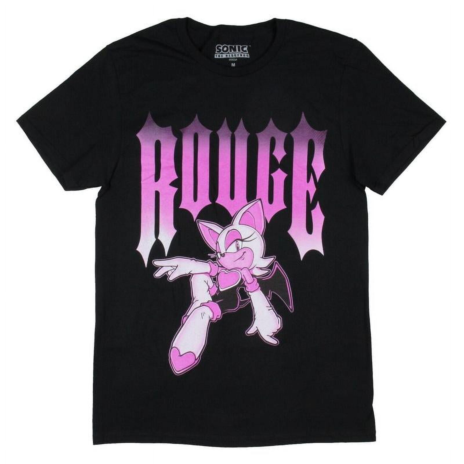 Sonic The Hedgehog Womens Rouge The Bat Boyfriend Fit Graphic T Unisex ...