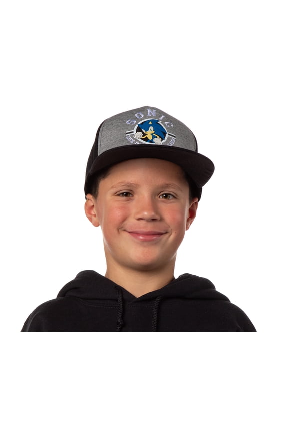 Sonic The Hedgehog Youth Snapback Hat Life in the Fast Lane Kids Adjustable Hat