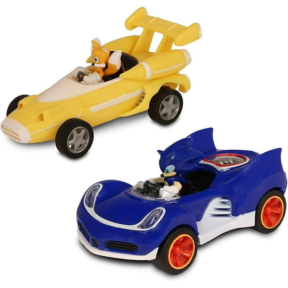 Sonic Transformed All-Stars Racing Pull Back Action: Tails and Sonic ...