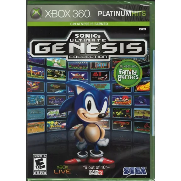Sonic Ultimate Genesis Collection (Platinum Hits) Xbox 360 (Brand New Factory Se