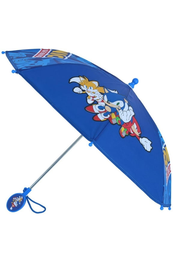 U.P.D., INC Kids' Sonic the Hedgehog Tails and Knuckles Stick Umbrella