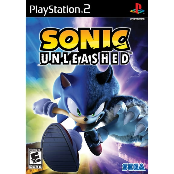 Restored Sonic Unleashed Action & Adventure Video Game for PlayStation 2