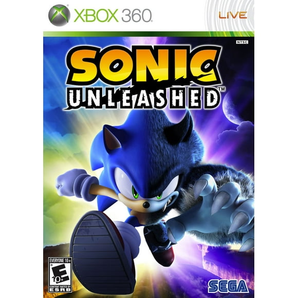 Sonic Unleashed, Sega, Xbox 360, [Physical], 00010086680294