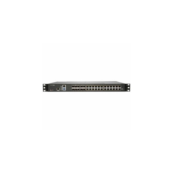 SonicWall NSa 3700 Network Security/Firewall Appliance - Intrusion Prevention - 24 Port - 10GBase-X, 1000Base-T - 10 Gigabit Ethernet - 5.50 Gbit/s Firewall Throughput - DES, 3DES, AES (128-bit), A...