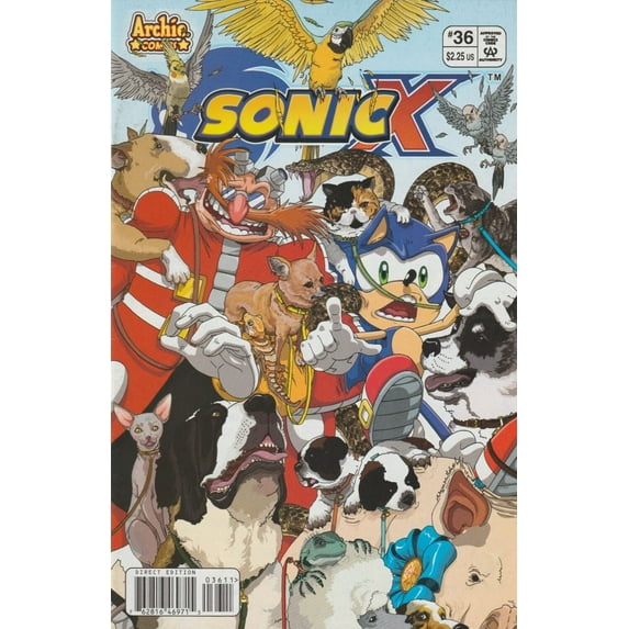 Sonic X #36 VF ; Archie Comic Book