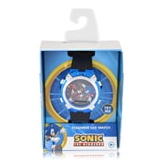 SEGA Sonic the Hedgehog Featuring Sonic and Knuckles Unisex Child Black and Blue LCD Watch, SNC4445MWM