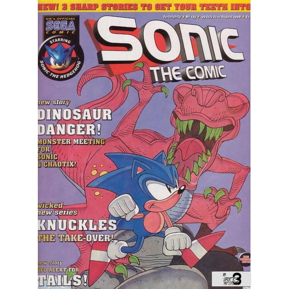 Sonic the Comic #135 VF ; Fleetway Quality Comic Book