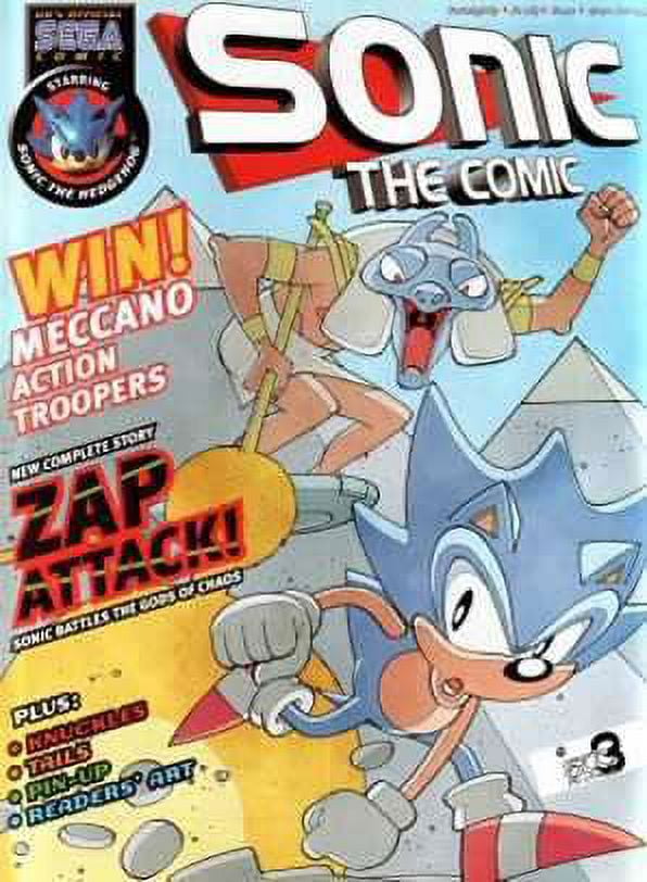 Sonic the Comic 204 A, Apr 2001 Comic Book by Fleetway