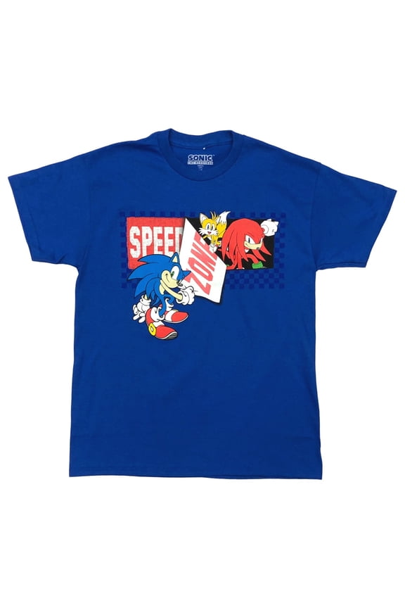 the Hedgebog Boys Blue Short Sleeve Speed Zone T-Shirt Tee Shirt S (6-7)