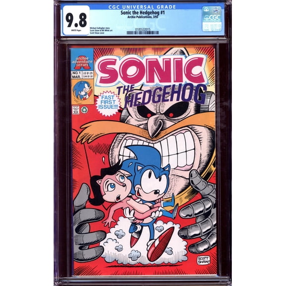 Sonic the Hedgehog #1 - CGC 9.8 Comic Book