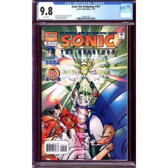 Sonic the Hedgehog #101 - CGC 9.8 Comic Book