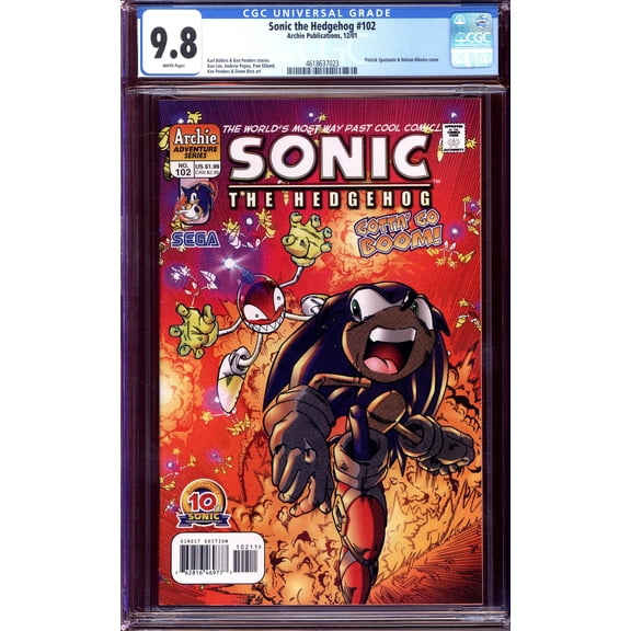 Sonic the Hedgehog #102 - CGC 9.8 Comic Book