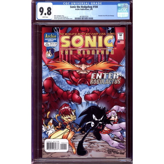 Sonic the Hedgehog #104 - CGC 9.8 Comic Book