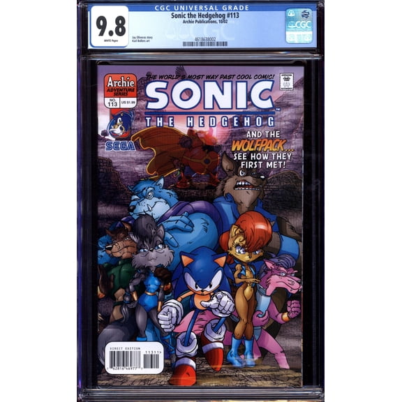 Sonic the Hedgehog #113 - CGC 9.8 Comic Book