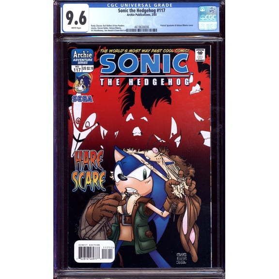 Sonic the Hedgehog #117 - CGC 9.6 Comic Book