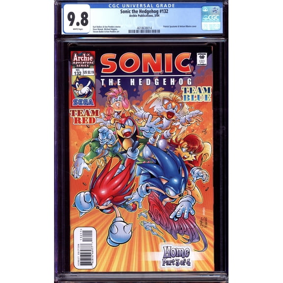 Sonic the Hedgehog #132 - CGC 9.8 Comic Book