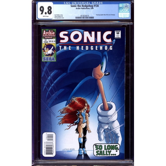 Sonic the Hedgehog #134 - CGC 9.8 Comic Book
