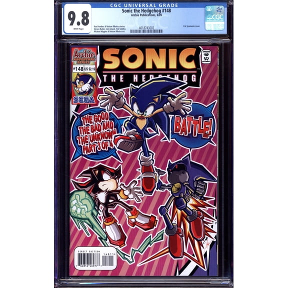 Sonic the Hedgehog #148 - CGC 9.8 Comic Book
