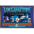 thumbnail image 1 of Sonic the Hedgehog (1991) - 35th Anniversary Transformation Wall Poster, 22.375" x 34" Framed, 1 of 5