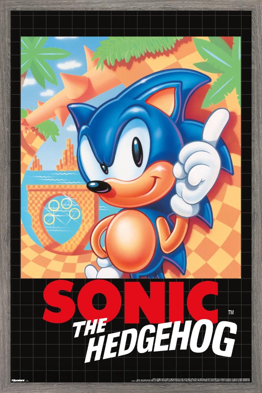 Sonic the Hedgehog (1991) - Key Art Wall Poster, 22.375