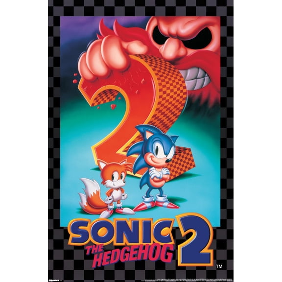 Sonic the Hedgehog 2 (1992) - Key Art Wall Poster, 22.375" x 34"