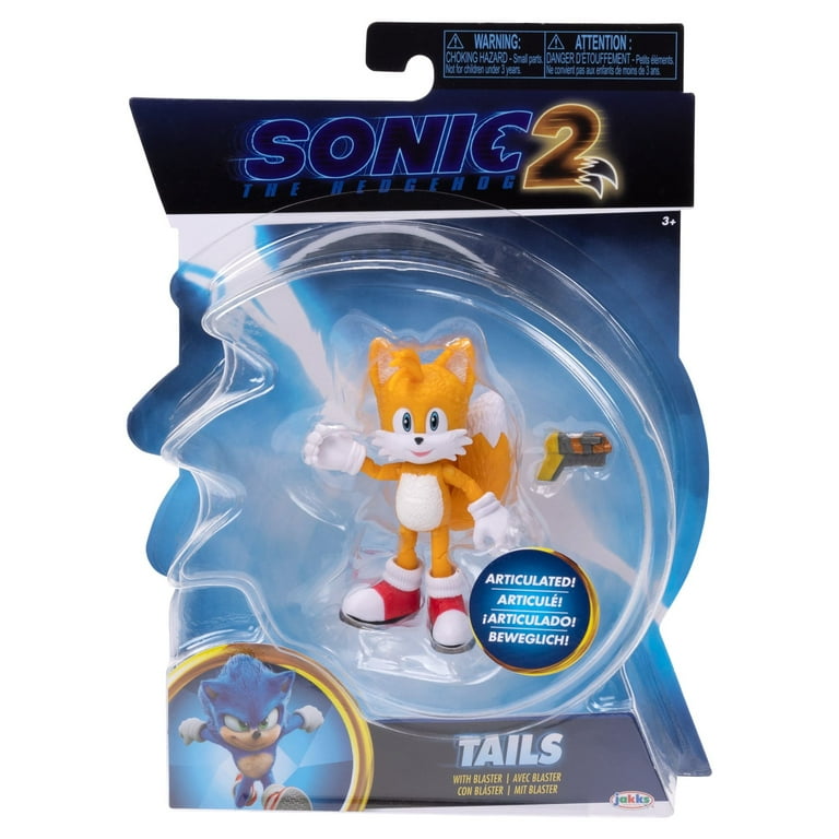 Sonic the Hedgehog 2 Movie Inspired 4 inch Tails Action Figure