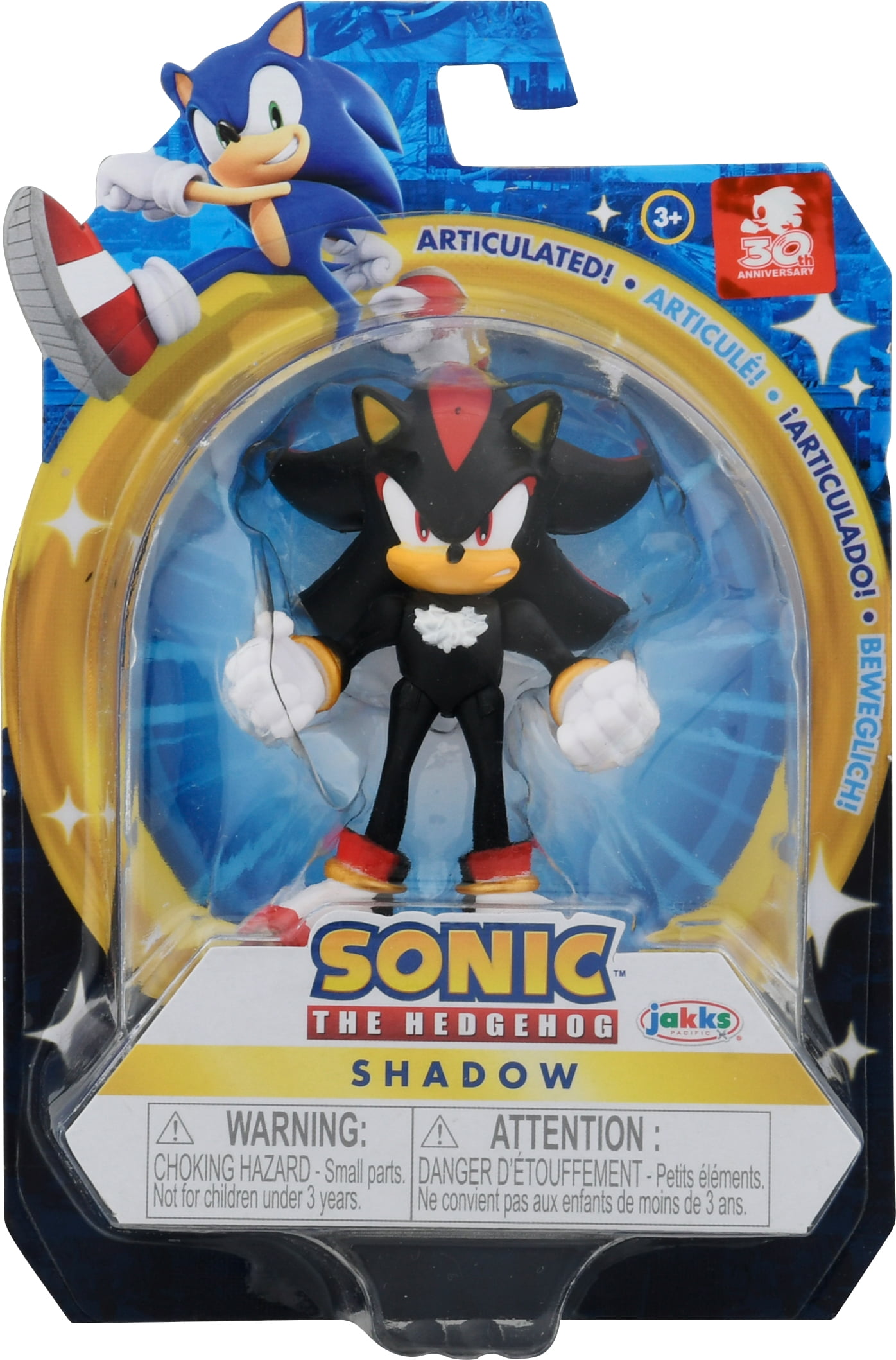 New 2023 Jakks Sonic The Hedgehog 2 Movie SHADOW 2.5 Mini Action