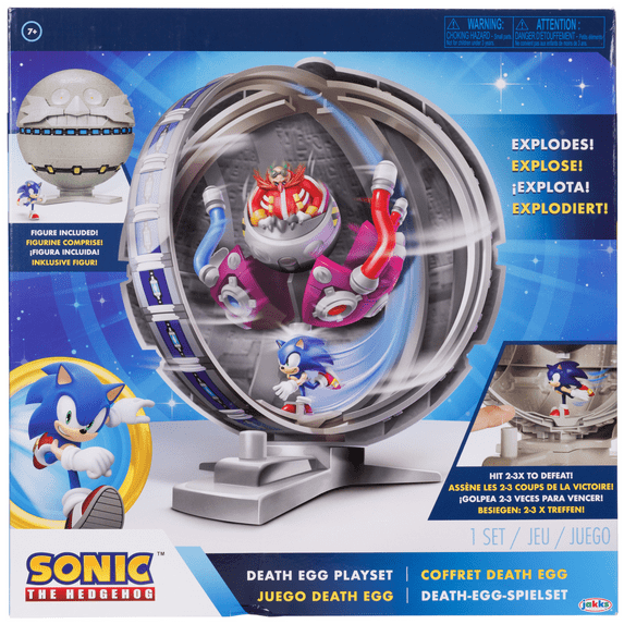 Sonic the Hedgehog 2.5 inch Death Egg Battle Playset with Sonic Action Figure