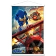 thumbnail image 1 of Sonic the Hedgehog 2 - Key Art Wall Poster with Magnetic Frame, 22.38 x 34, 1 of 6
