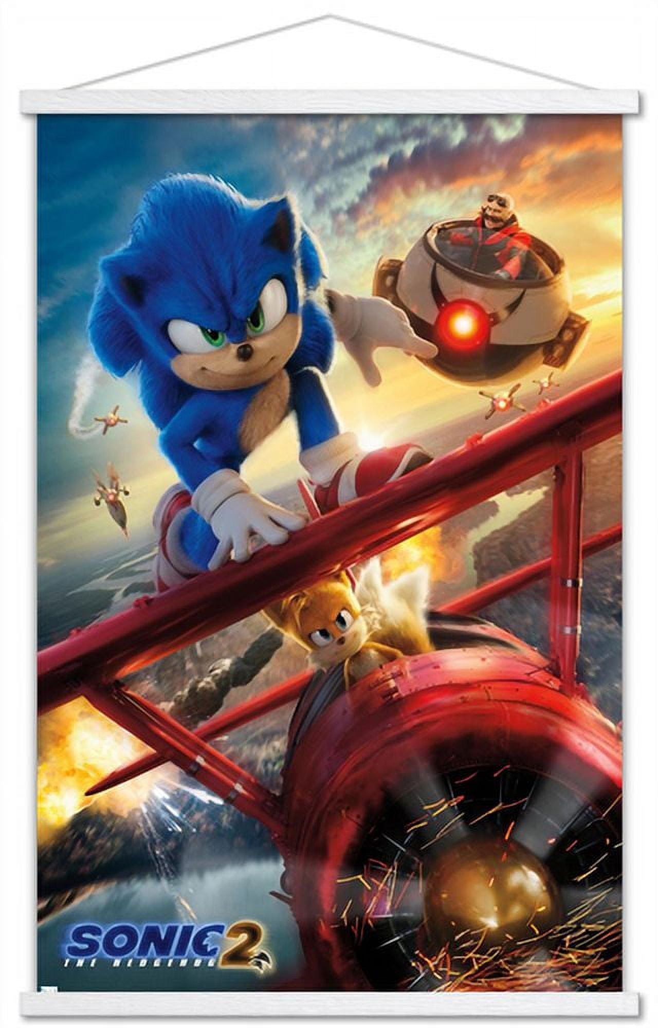 Sonic the Hedgehog 2 - Key Art Wall Poster, 22.375