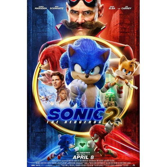 Sonic the Hedgehog 2 Movie Poster Print (11 x 17) - Item # MOVCB88265
