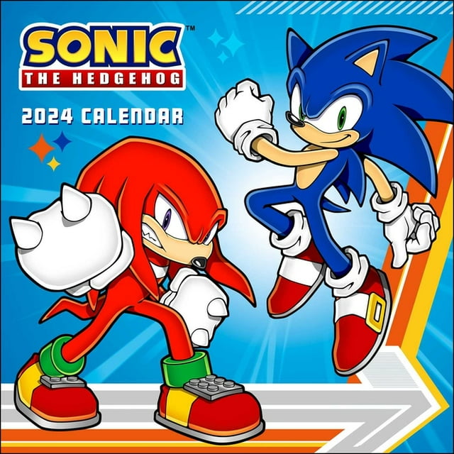 Sonic the Hedgehog 2024 Wall Calendar (Calendar)