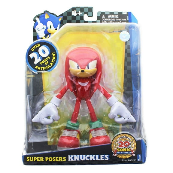 Sonic the Hedgehog 20th Anniversary 6 Inch Action Figure - Knuckles
