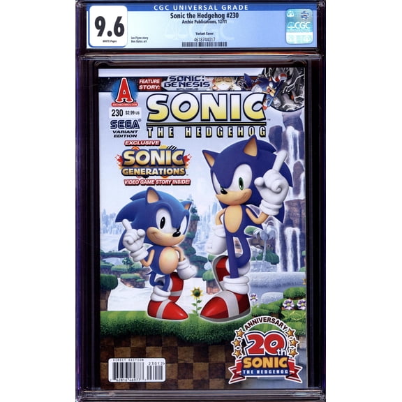 Sonic the Hedgehog #230 - CGC 9.6 Comic Book