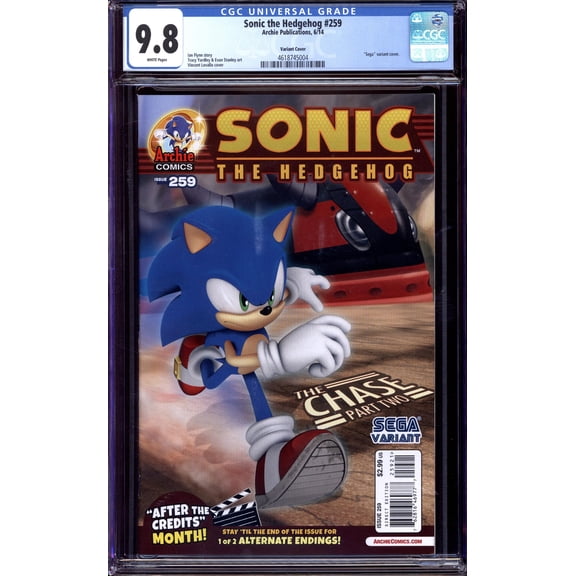 Sonic the Hedgehog #259 - CGC 9.8 Comic Book