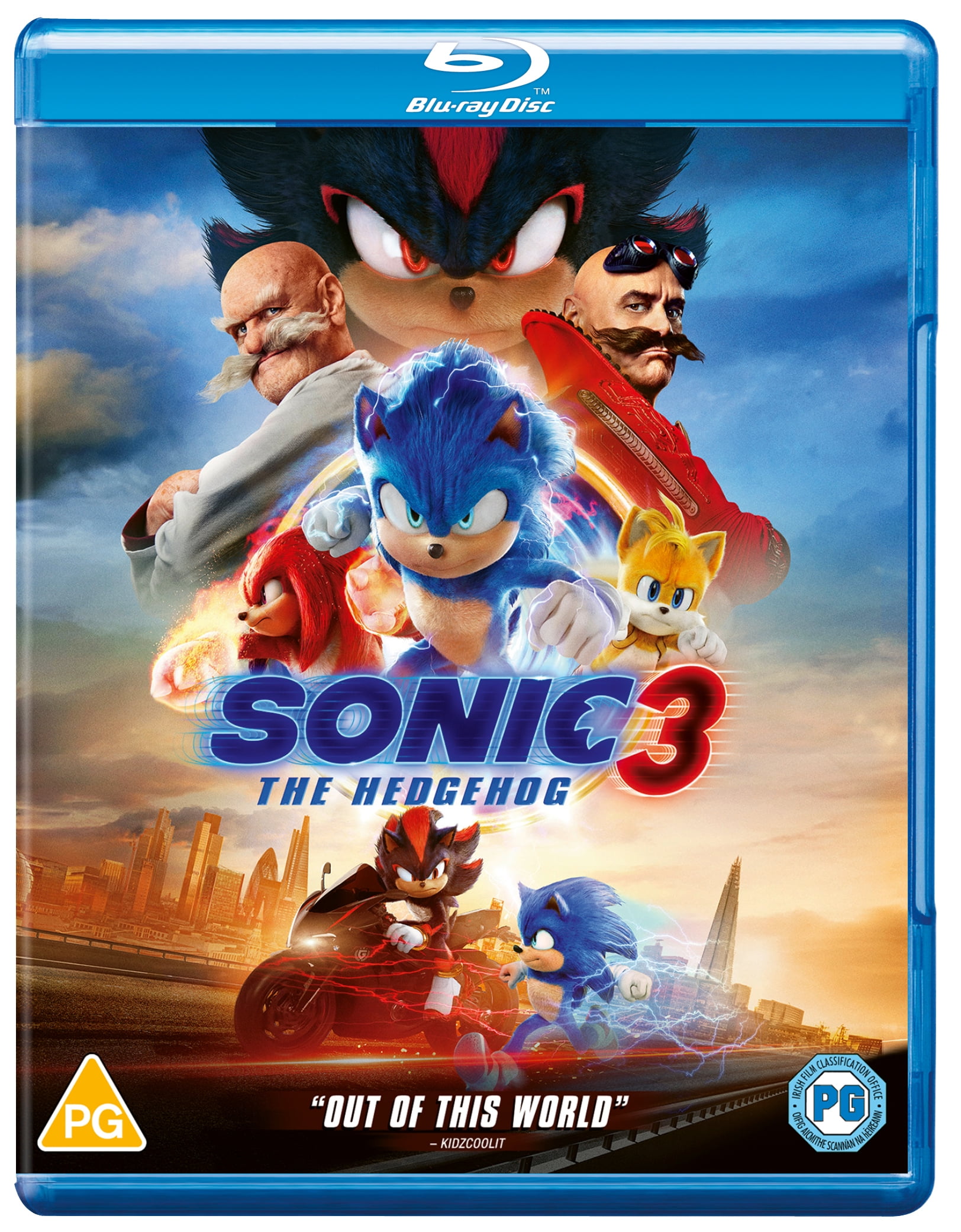 Sonic the Hedgehog 3 (Blu-ray) Tom Butler Krysten Ritter Tika Sumpter Adam Pally Lee Majdoub