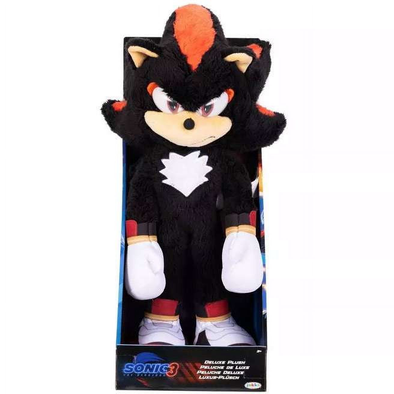 Sonic The Hedgehog 3 Shadow Deluxe Plush Toy New With Tag Walmart