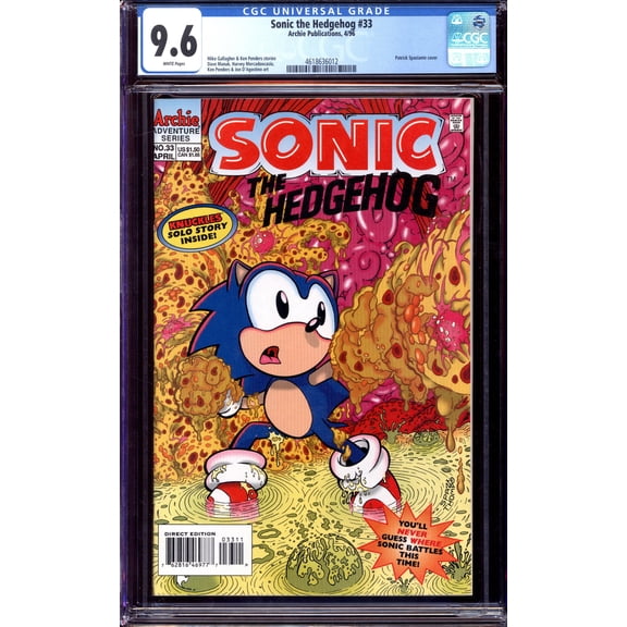 Sonic the Hedgehog #33 - CGC 9.6 Comic Book