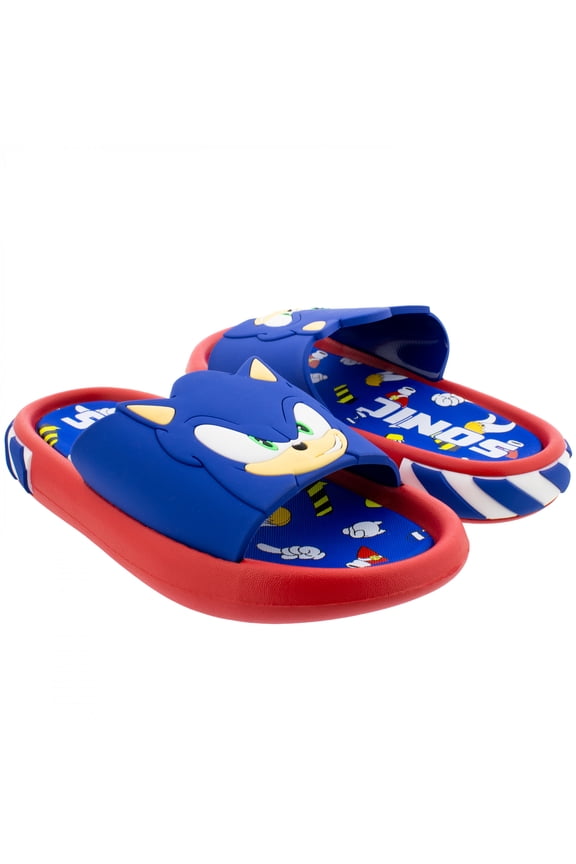 3D Character Boy's Comfort Slide Sandals-Size 3